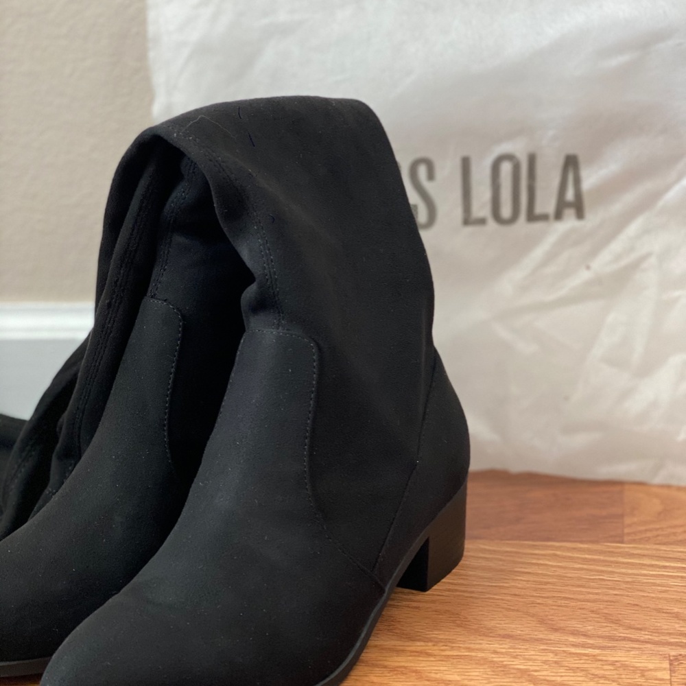 Miss Lola Thigh High Boots